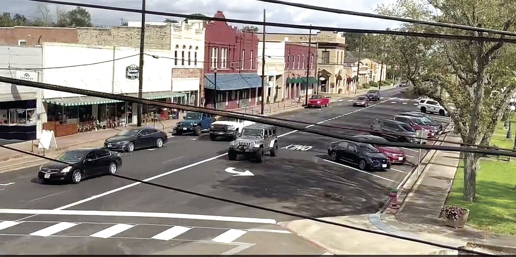 One-lane downtown